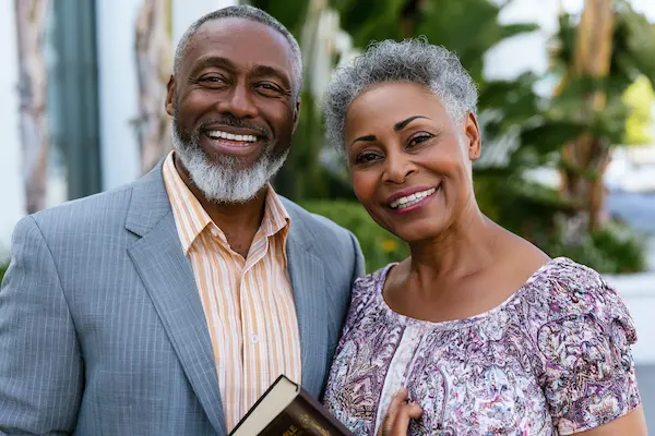 black Christian couple